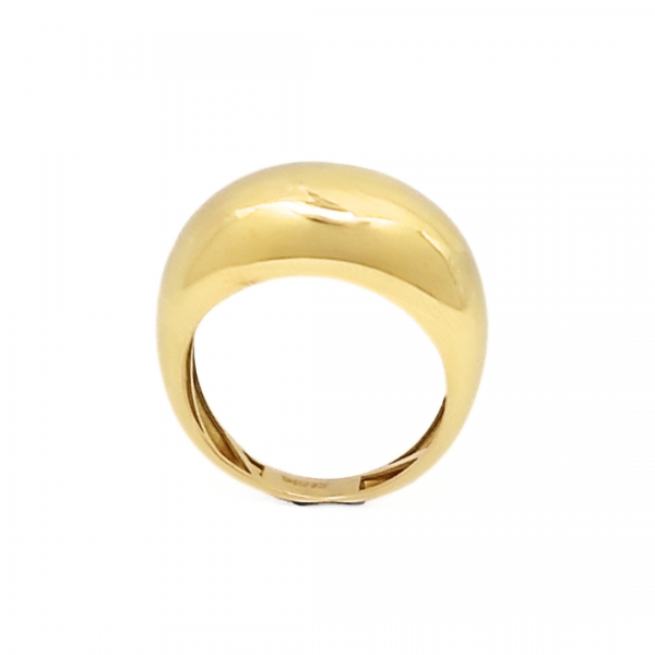 Anel Oval Ouro 18k