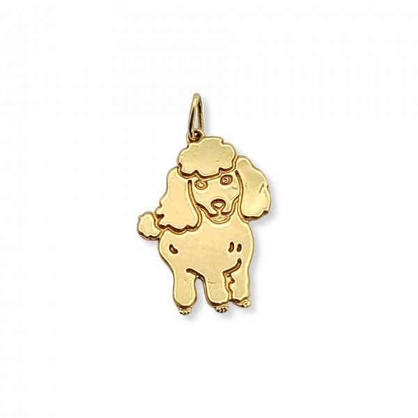Pingente Poodle Ouro 18K